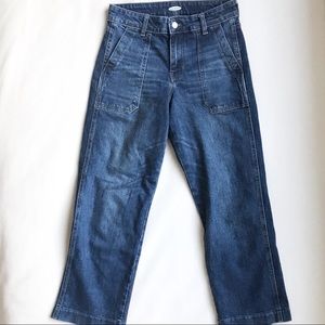 Wide Leg Cropped Jeans